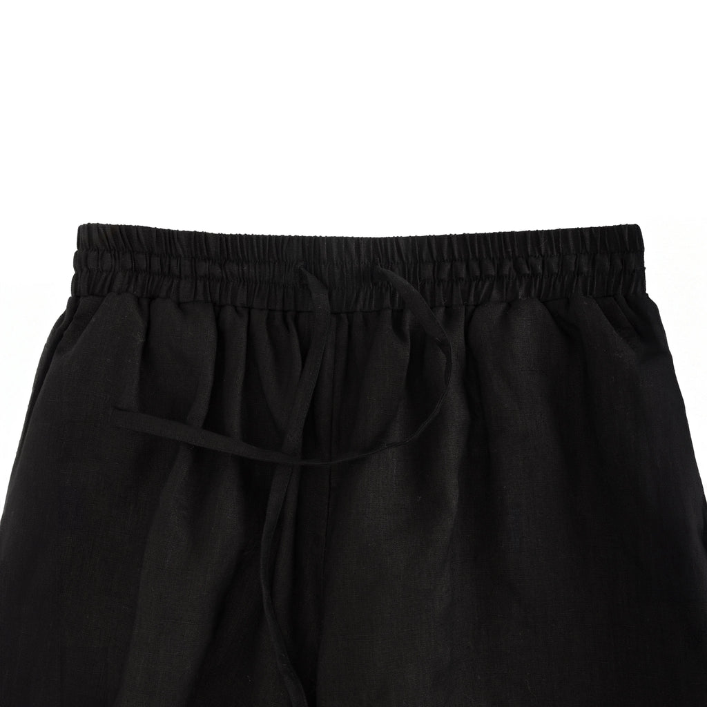 Linen Pant in Black
