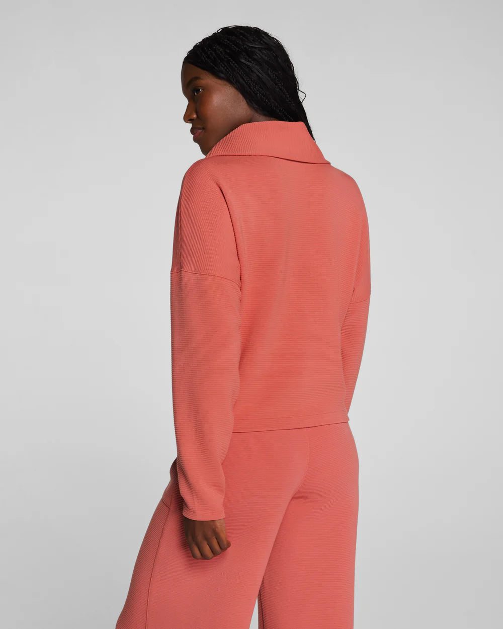 SPANX AirEssentials® Half Zip in Clay