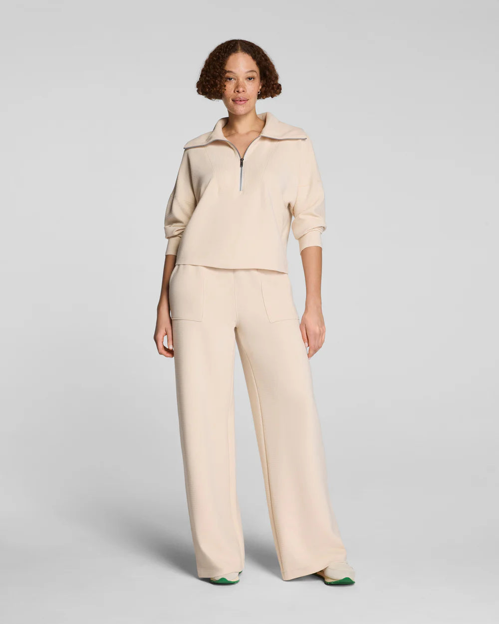 SPANX AirEssentials® French Rib Wide Leg Pant