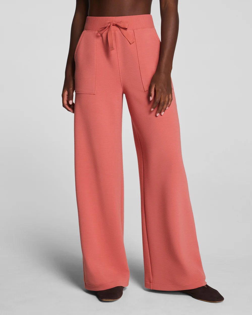 SPANX AirEssentials®  Wide Leg Pant in Clay