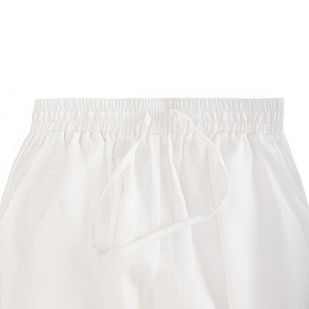 Linen Pant in White