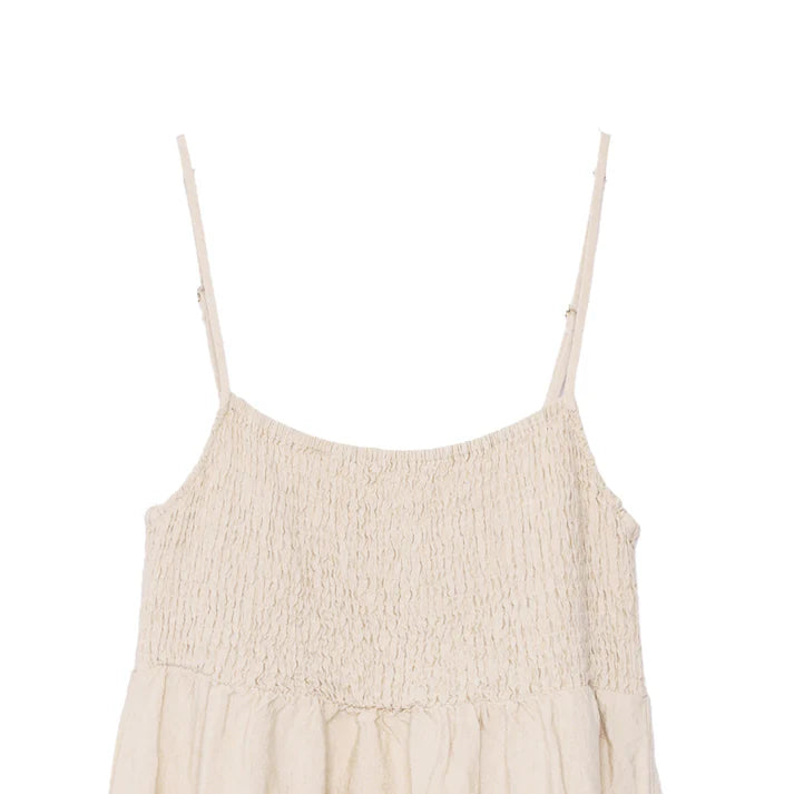 Linen Dress in Blue/White Stripe