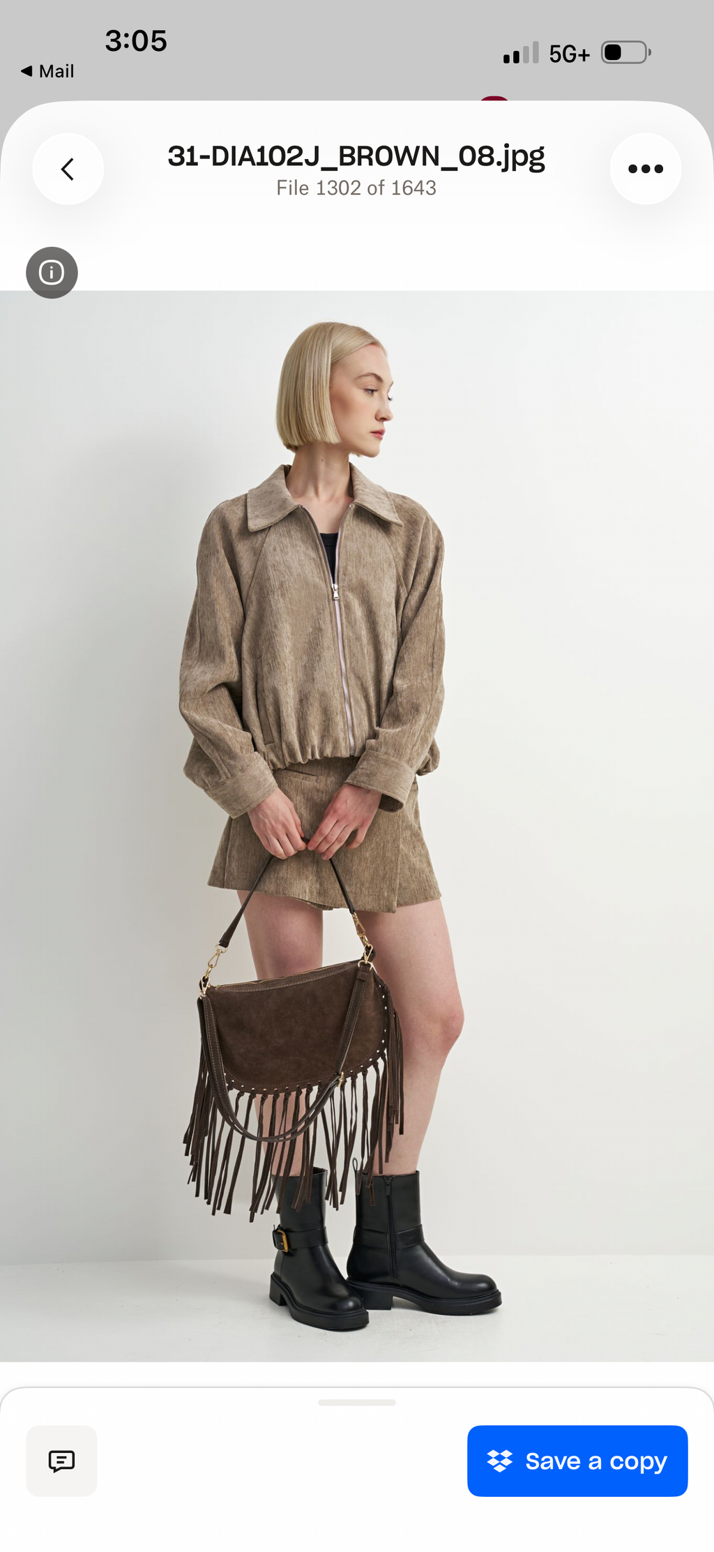 Suede Purse