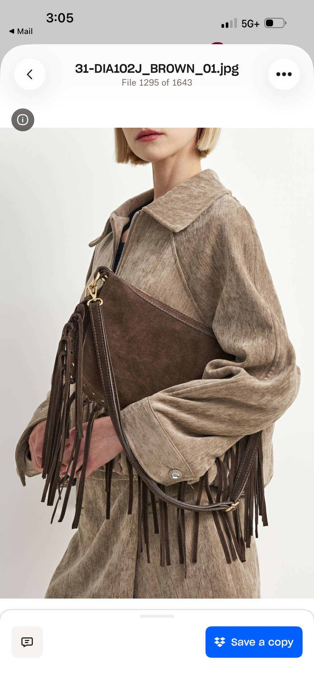 Suede Purse