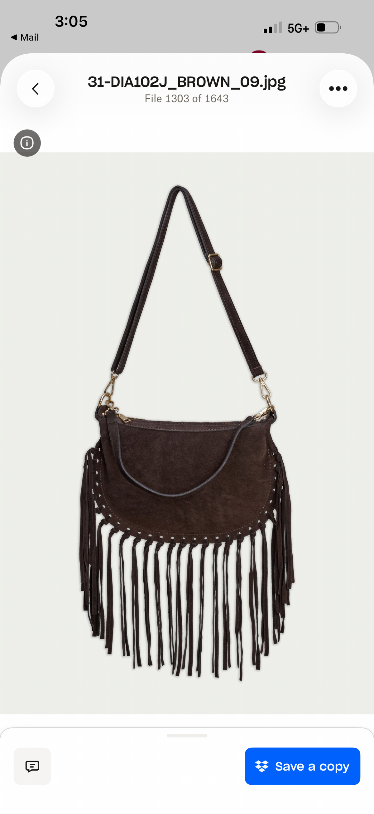 Suede Purse