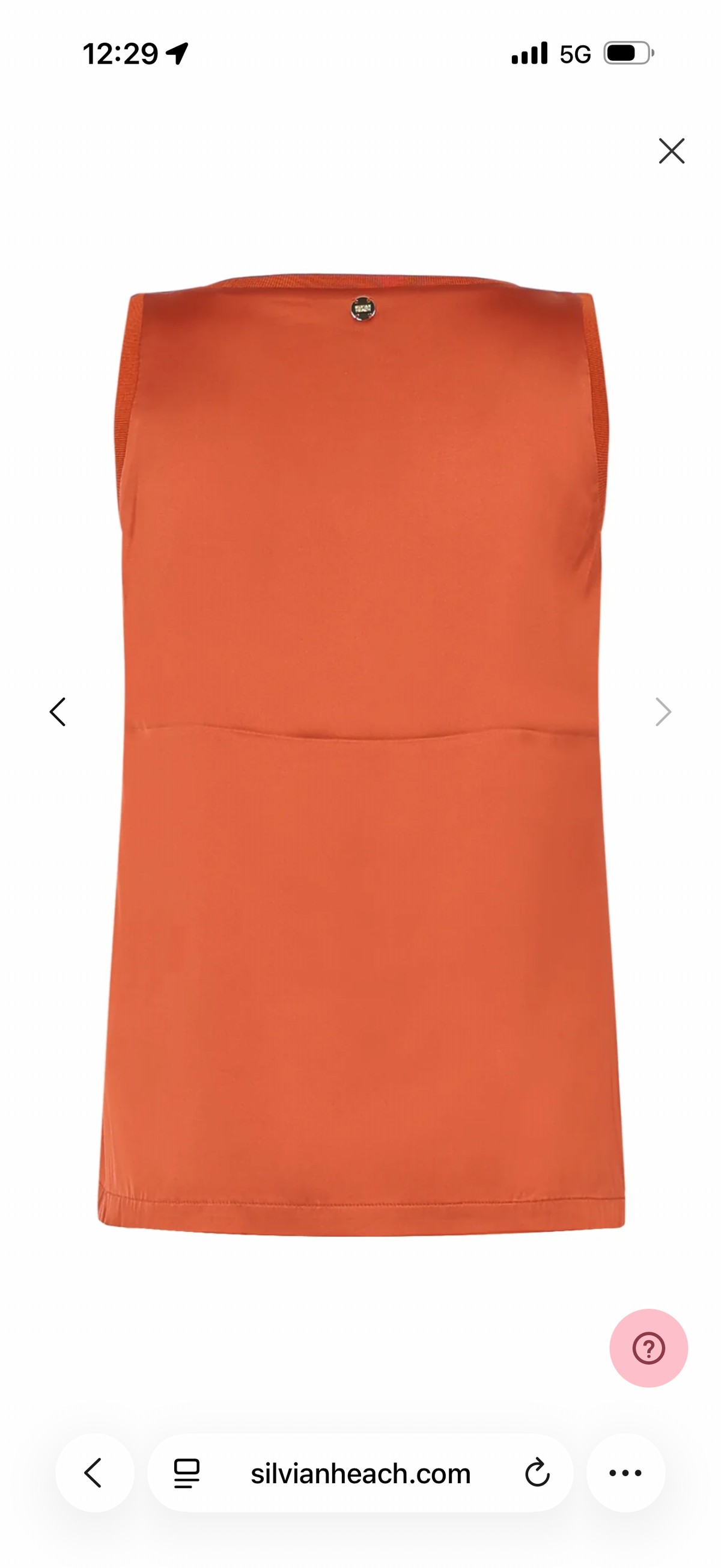 Silvian Heach Terracotta Tank