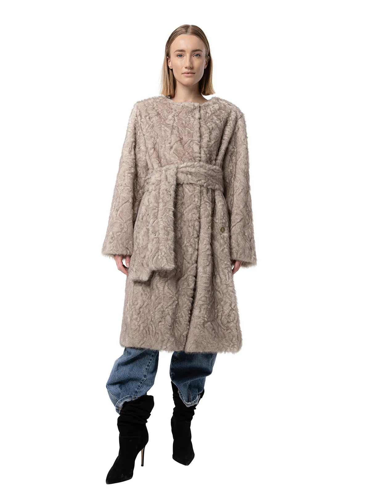 Stella Coat - Snow Lynx