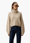 Andrea Rollover Alpaca Sweater