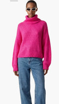 Andrea Rollover Alpaca Sweater