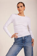 Bobbi Crew Neck Fitted T
