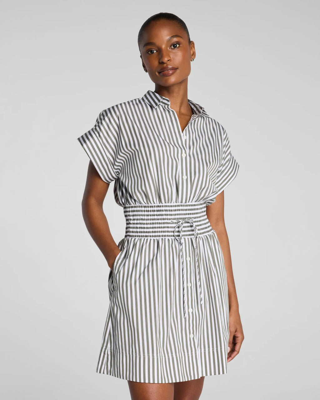 SPANX Poplin Shirt Dress