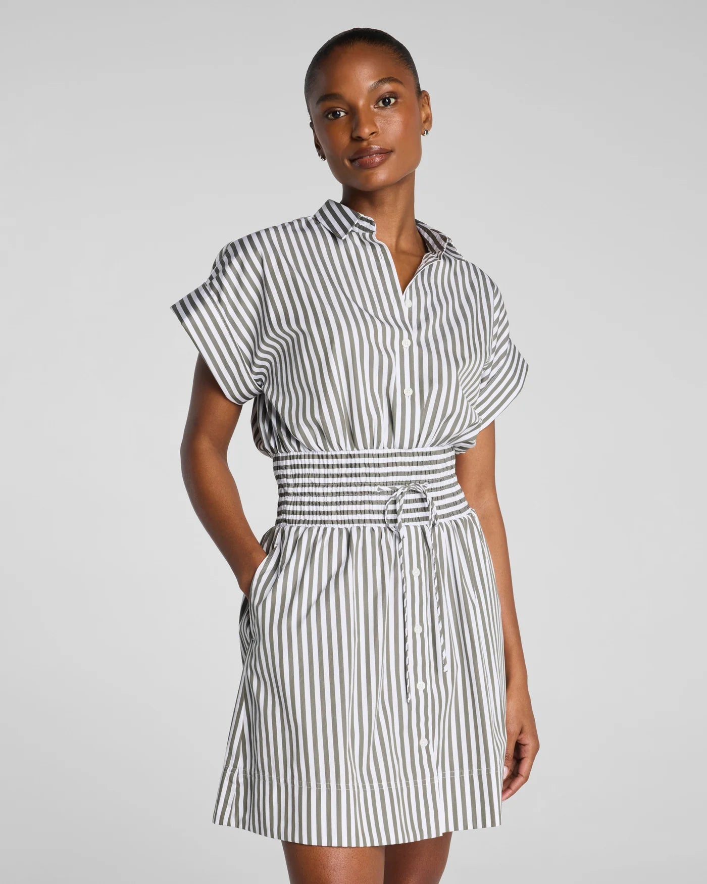 SPANX Poplin Shirt Dress