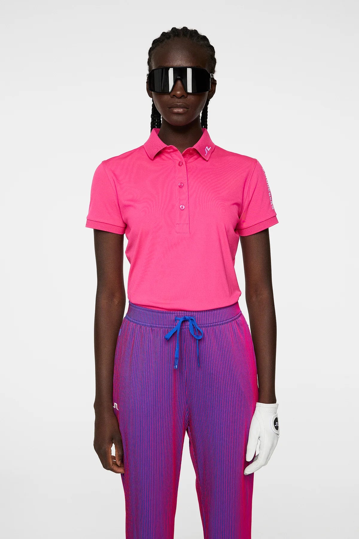 Tour Tech Polo in Pink