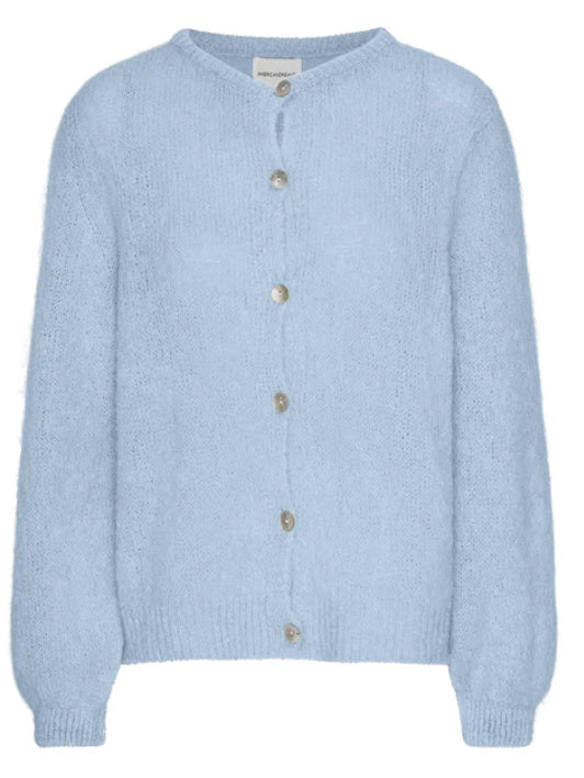 Susan Alpaca Cardigan in Light Blue