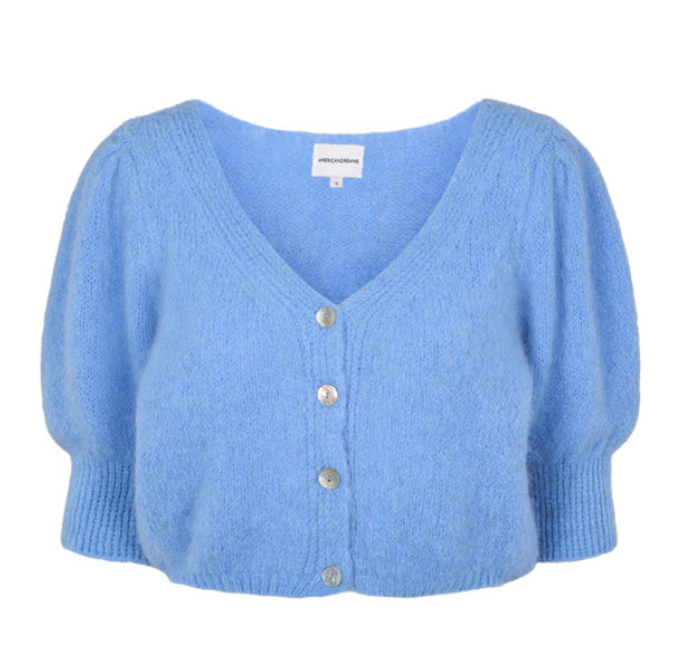 Manda Alpaca Cardigan in Sky Blue