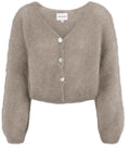Cornelia Cropped Cardigan Light Taupe