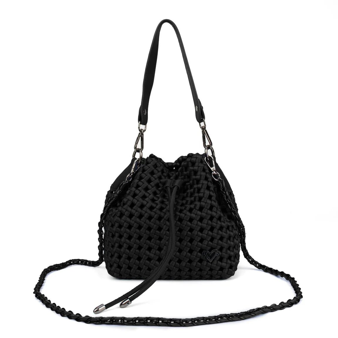 Brant Woven Hand-Knotted Bucket Bag